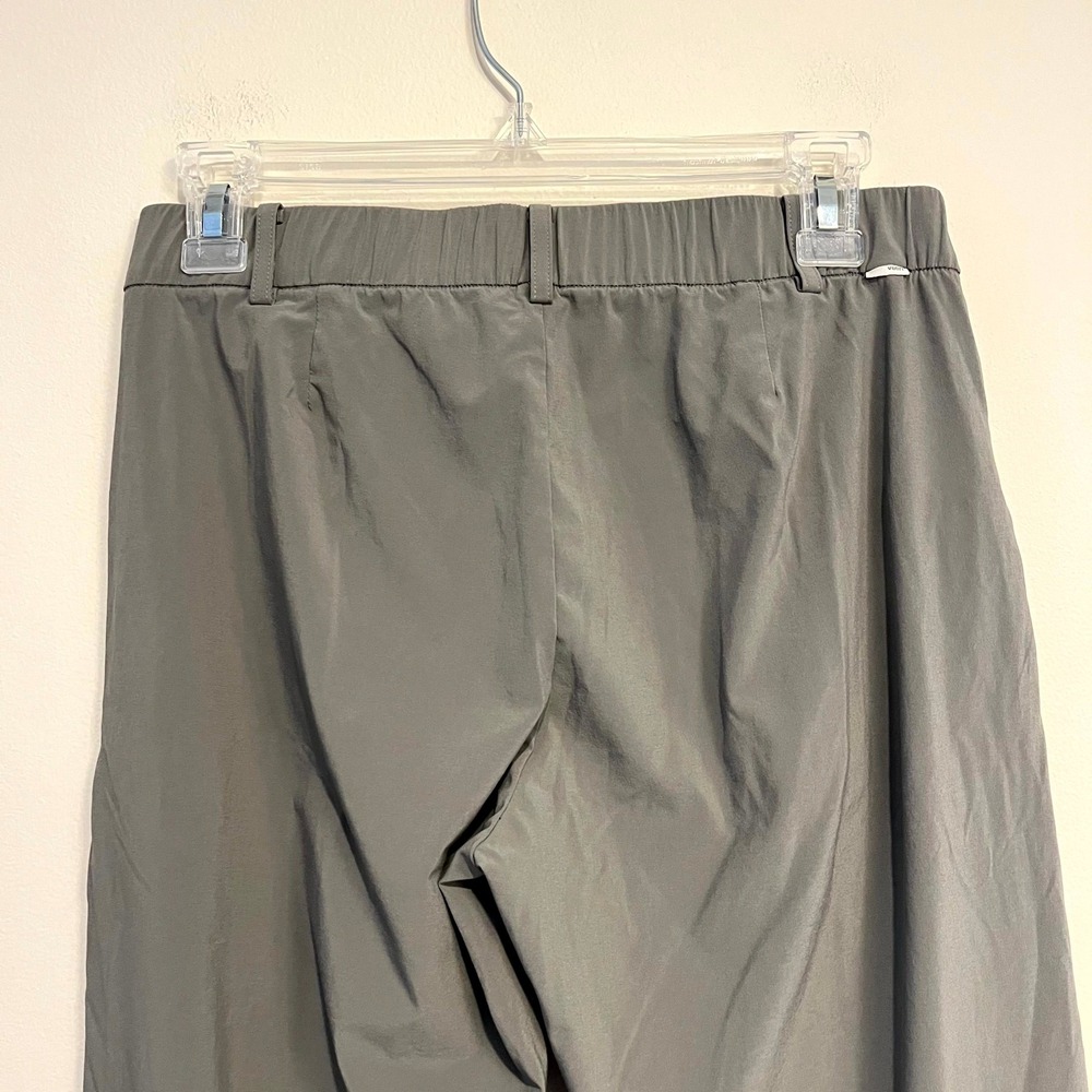 Vuori Pants Villa Wide Leg Trousers Gray Pleated Performance Pants Women XS - Picture 4 of 6